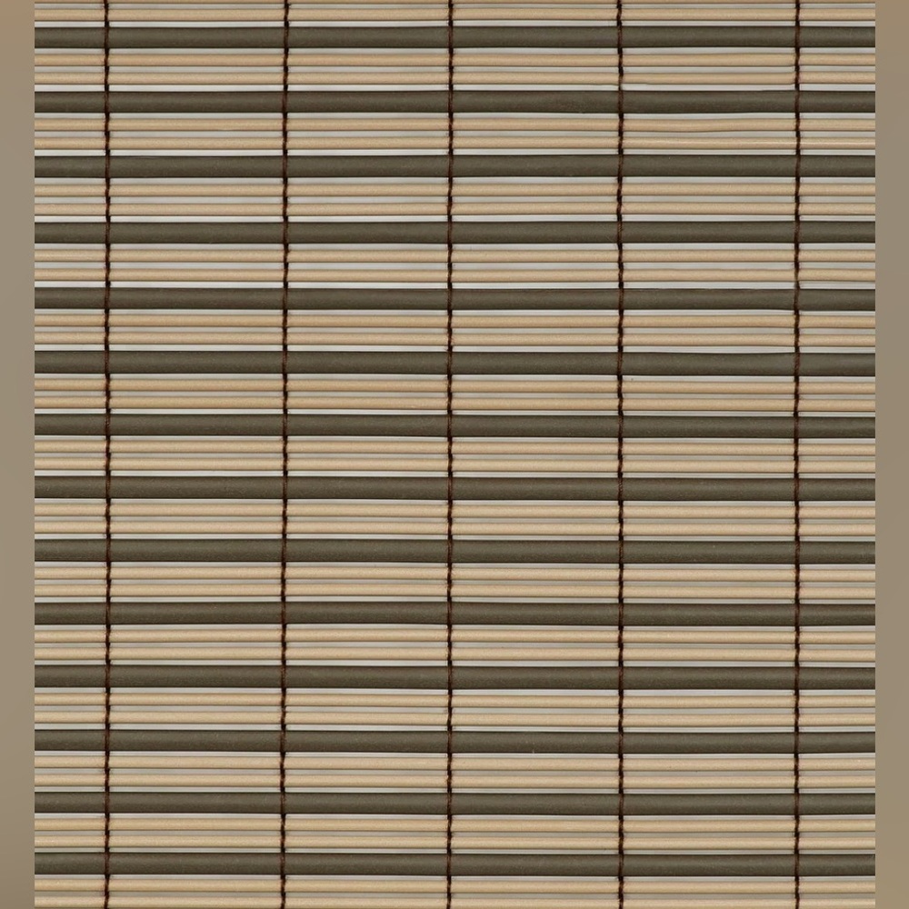 Porch & Den Longbow Vinyl Cordless Roll-up Veranda Blind 48x72 Desert/Almond - Picture 4 of 5